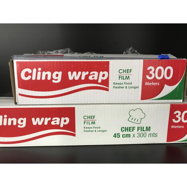 PVC Transparent Cling Film Cold Resistant ROHS Certified For Packing Industries