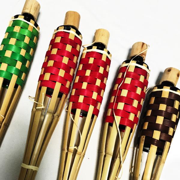 120cm Natural Bamboo Torch For Festival Celebrate, Luau Party, Outdoor Lighting
