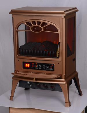 Champagne 3 Sided Electric Fireplace TPL-03B With On / Off Power Led Technology
