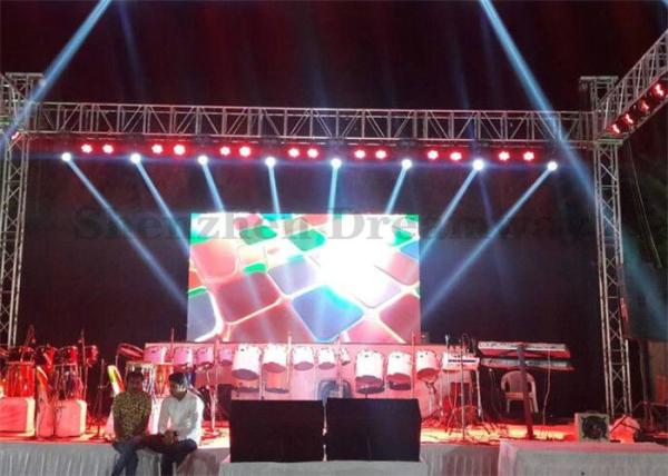 Die Casting Aluminum Outdoor LED Screen Rental P6 Nationstar SMD2727 High Brightness