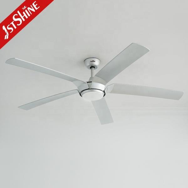 Controle remoto Ventilador de teto LED Alto fluxo de ar 5 lâminas 65 polegadas 2- com luz e controle remoto