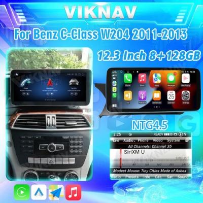 Viknav Android Car Radio For Mercedes Benz C Class W204 2011-2013 LHD RHD Car 12.3 Inch Player GPS Navegação Car NTG4.5