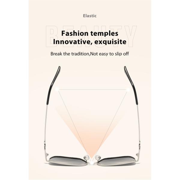 Большими царапина 400UV рамки металла поляризовыванная солнечными очками устойчивая для женщин