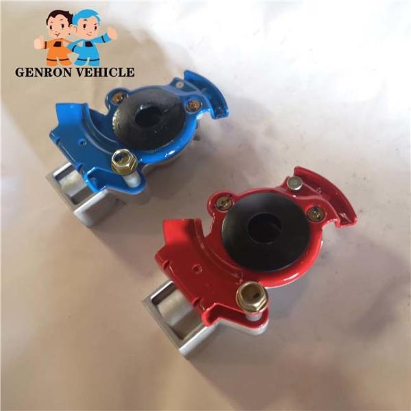 Trailer Parts Standard Straight Mount Gladhand Aluminum Glad hand with Supply line and Control line
