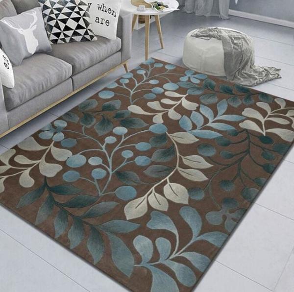 Hand Painted Printed Tatami Mat Home Full Living Room Floor Carpets Machine Washable