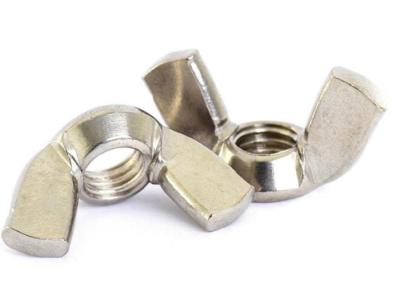 M6 M10 Butterfly Nuts B8 B8M B8T Stainless Steel Edged Butterfly Wing Nut DIN314