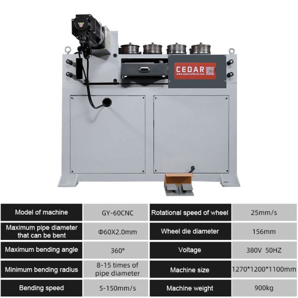 Round SS Steel Iron Chair Pipe Bending Machine PVC Pipe Bending Machine