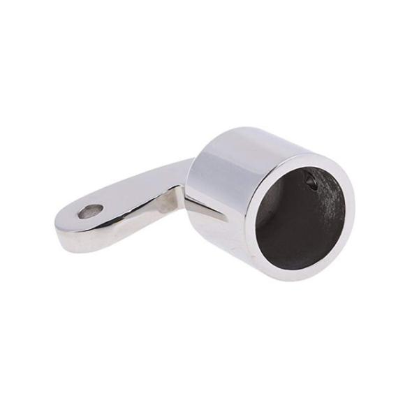 Mirror Marine Boat Hardware 1 Inch Pair Stainless Steel 316 Bimini Eye End Top Cap