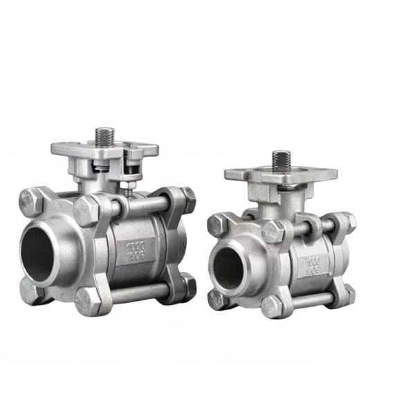 304 Three-piece welded high platform butt welded ball valve Stainless steel 316 welded three-piece ball valve Q61F