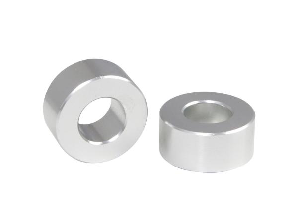 Durable 2pc Front Shock Extenders Silver Aluminum For 88-07 GMC Chevy Trucks