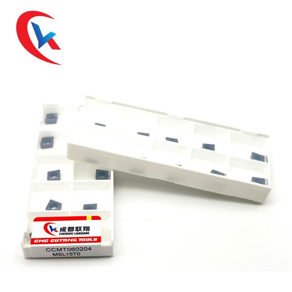 CCMT060204 Carbide Milling Inserts Stainless Steel Finishing Pvd Coated