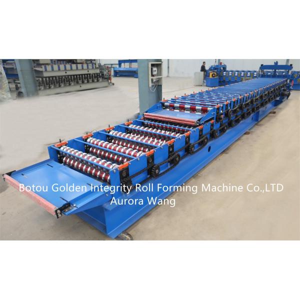 Горячий крен листа толя двойного слоя продажи формируя машину для произведения трапецоидальных и рифленого листа