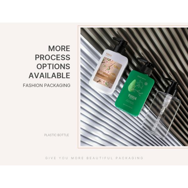 bouteille rectangulaire de l'ANIMAL FAMILIER 200ml avec la couleur adaptée aux besoins du client par pompe de lotion