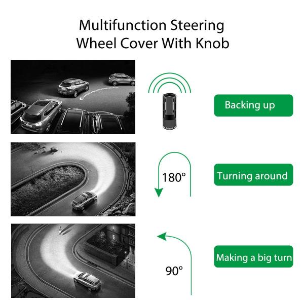 Durable Skidproof Automotive Steering Wheel Covers , Soft Padding Fitting Steering Wheel Cover