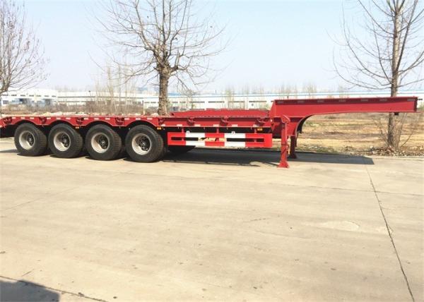 150 Tons 3 Axles Hydraulic Gooseneck Low Bed Semi Trailer