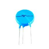 Low Leakage Current 14mm Disc 3Pin Metal Oxide Varistor TMOV 300Vac Thermally Protected With Thermal Cutoff TCO