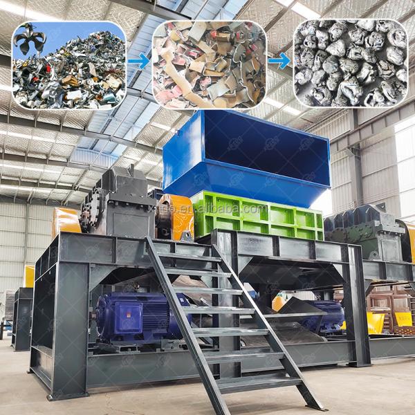 大容量金属粉砕機 多重粉砕機 金属リサイクル粉砕機
