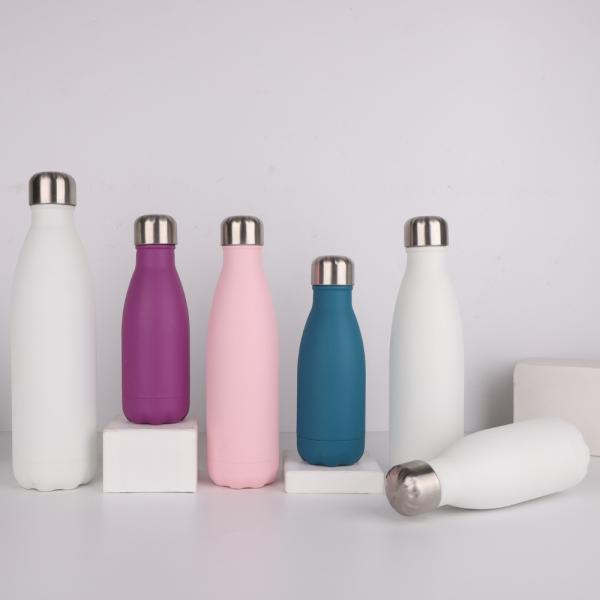 17oz Stainless Steel Cola Shaped Water Bottle