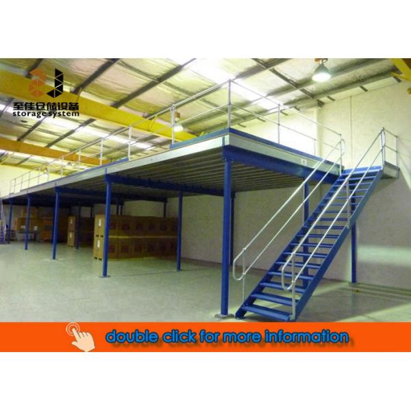 500kg-1500kg/sqm Metal Mezzanine Flooring Systems Epoxy Powder Coated Finish