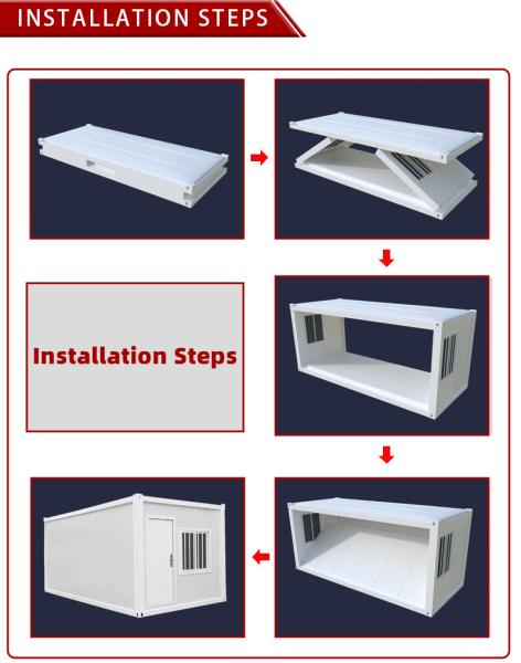 Modern Design 40 Container Sandwich Panel Casa pré-fabricada para OEM/ODM