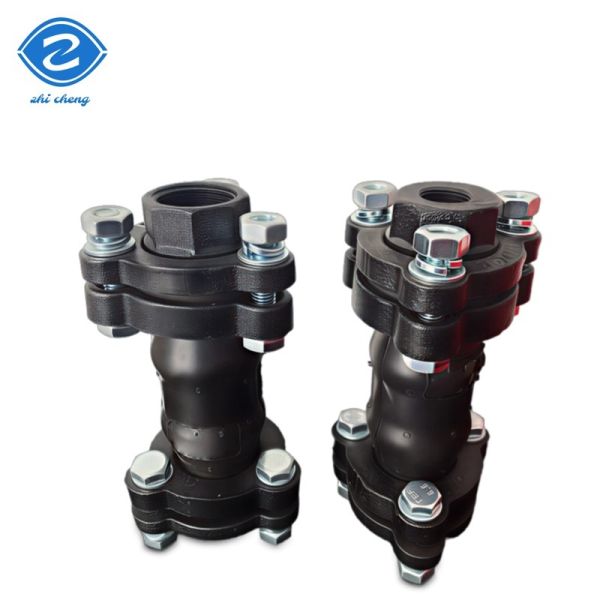 Triangular Threaded EPDM Material Wire Buckle Rubber Expansion Joint for DN15-DN50 Pipes Flexible Rubber Coupling