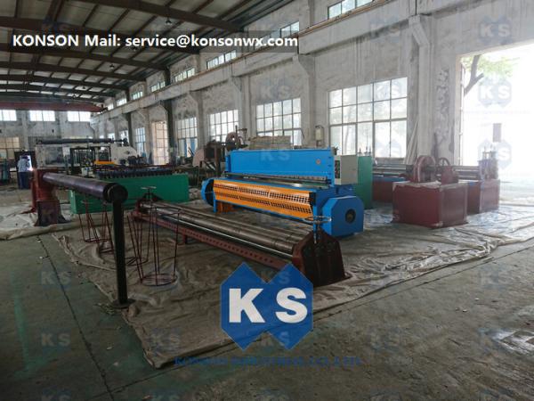 Highly Speed Fence Mesh Gabion Box Machine , Wire Net Making Machine Ks120150-4.0