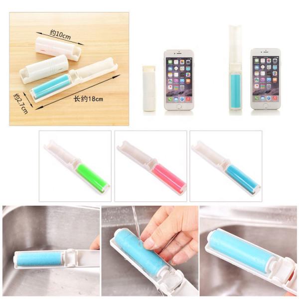 щетка ролика перевозчика волос одежд ковра 18.7cm мини пластиковая для собаки кота