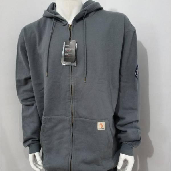 100% fogo de Gray Color franco do algodão - Hoodie resistente 7,5 onça CAT2