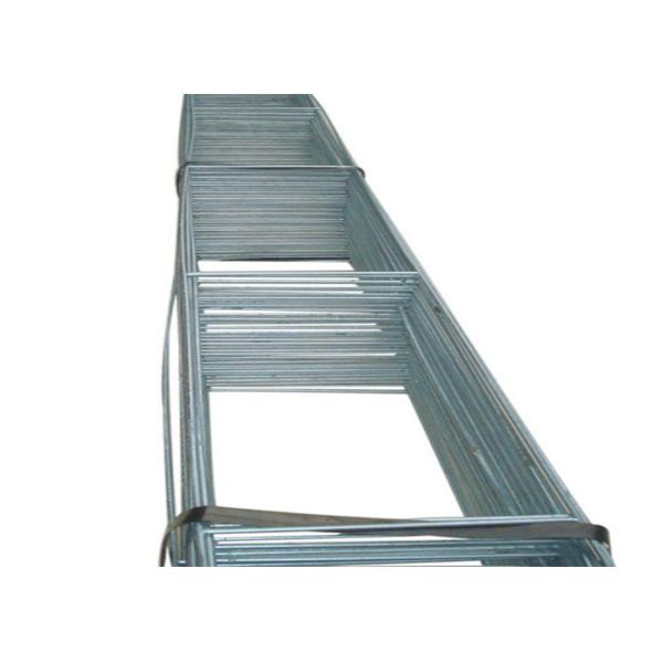 Hot Dipped Galvanized Wall Block Ladder Mesh 4mm Thickness