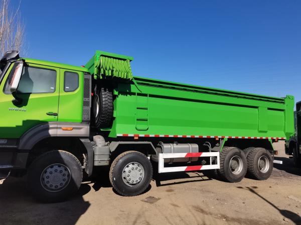 Heavy Load Transportation Pre-Owned HOWO 8X4 Dump Truck with ISO Certification