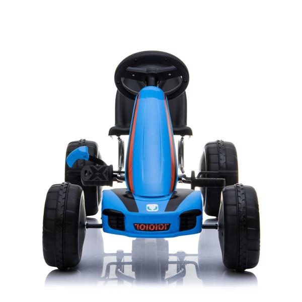 2022 Ride On Pedal Kids Go-Kart Car Adequado para 2-8 anos de idade Cartão Tamanho 83*27*52