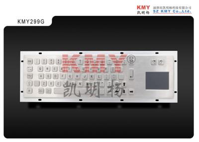 Clavier industriel antipoussière arrière du support IP65 avec le Touchpad