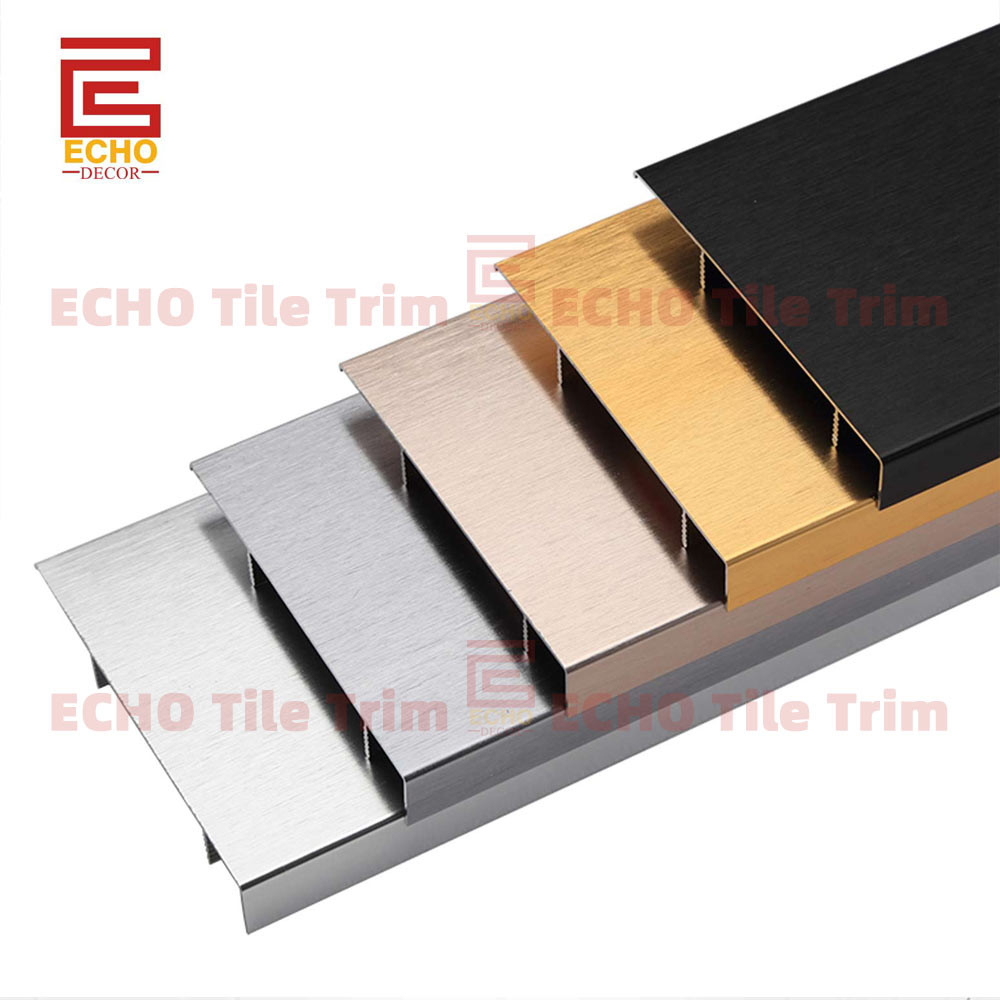 Waterproof Aluminum Black 100mm Skirting Board Profiles Wall Easy Flexible Installation Length 2-3m/Customized