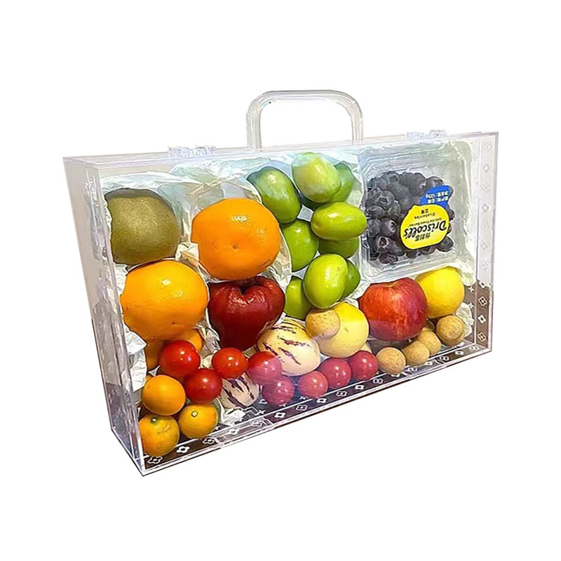 Large Capacity Printed Suitcase Plastic Storage Box Durable Transparent Storage Box with Handle Lock