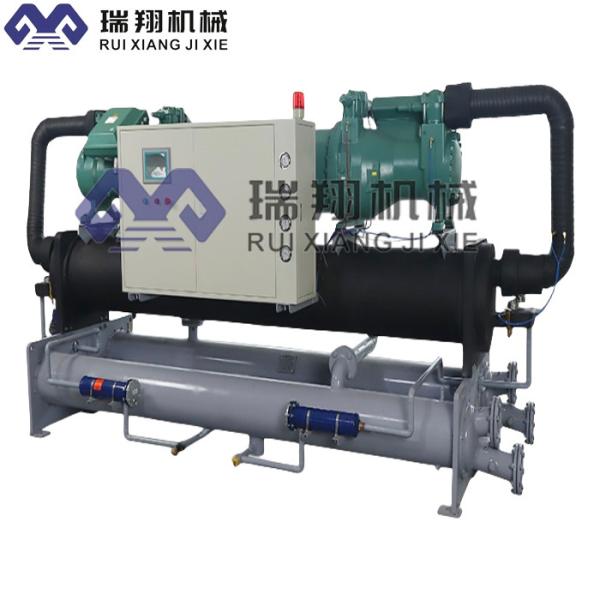 R22 Fixed 10 Ton Water Chiller Industrial Air Cooled Screw Chiller
