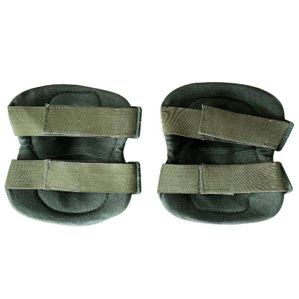 Green Protection Comfortable Black Hawk Elbow and Knee Pads Sets with Hard 6 Holes Shell