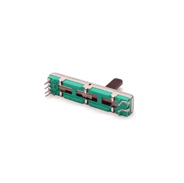 5k~2M 15mm Slide Fader  6 Pin Mixing Desk Fader Plastic