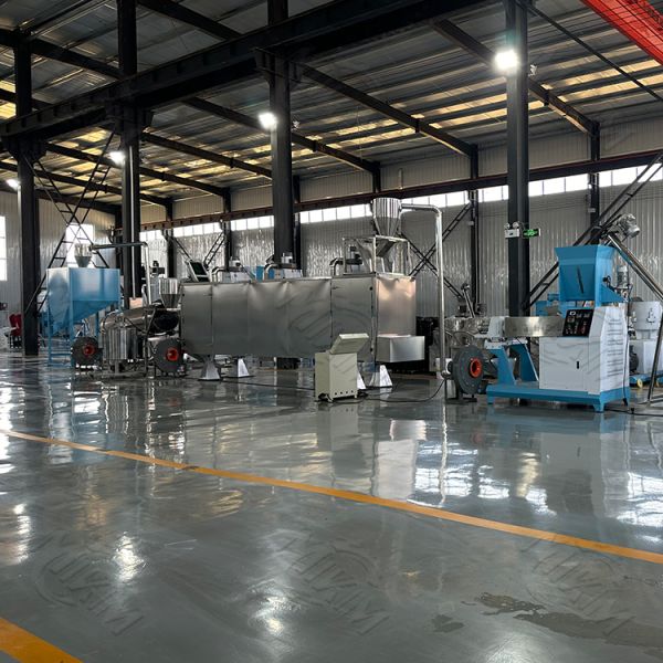 China 200-800 Kg Dry Cat Pet Feed Kibble Dog Food Production Extruder Machine Line Dog Food Making Processing Equipment