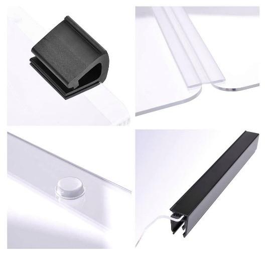 Para-brisa acrílico do OEM Flip Folding Clear Club Car para o carrinho de golfe/YAMAHA