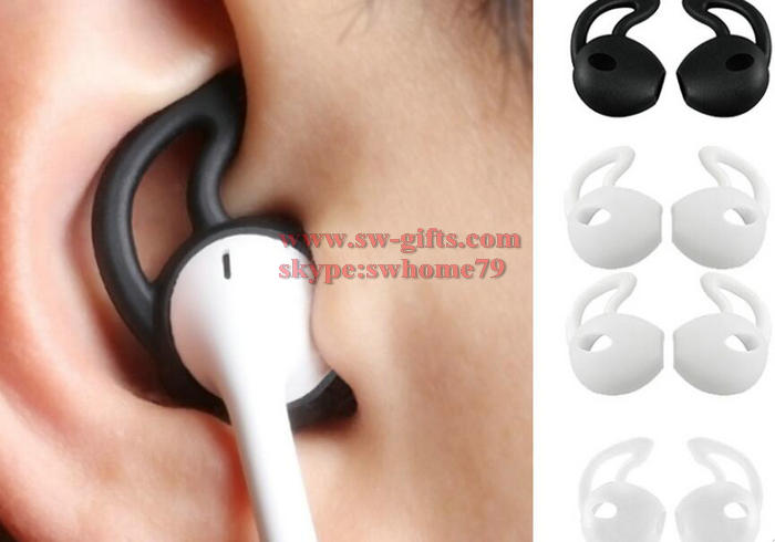 In-Ear Eartips Earbuds Earpods Earphone Case Cover Skin for Apple Airpods iPhone 7 6 6S Plus 5 5S SE with Ear Hook