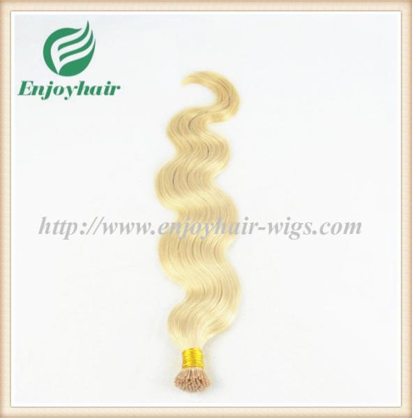 Pre-Bonded Hair 10-28 100s/pack 613# color body wave Human Hair Brazilian hair extension