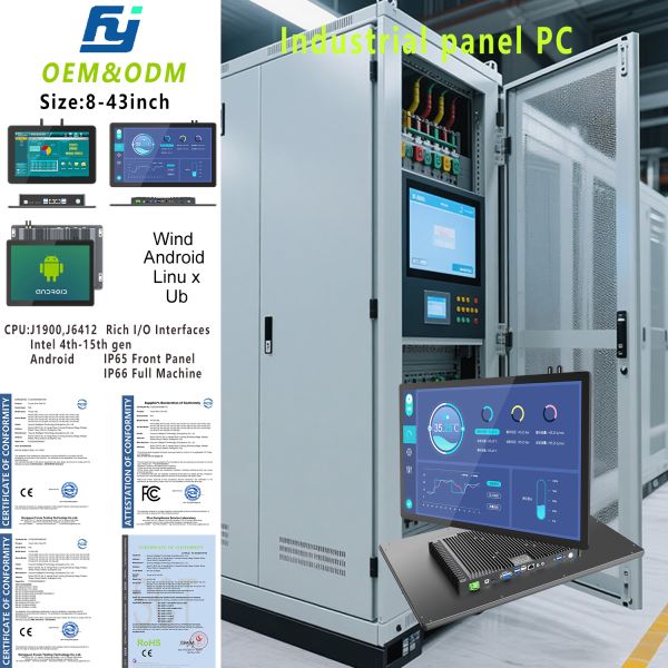 Industrial Control All-in-one Wins System E-Sop Touch Monitor Industrial Touchscreen Panel PC With NFC QR Code