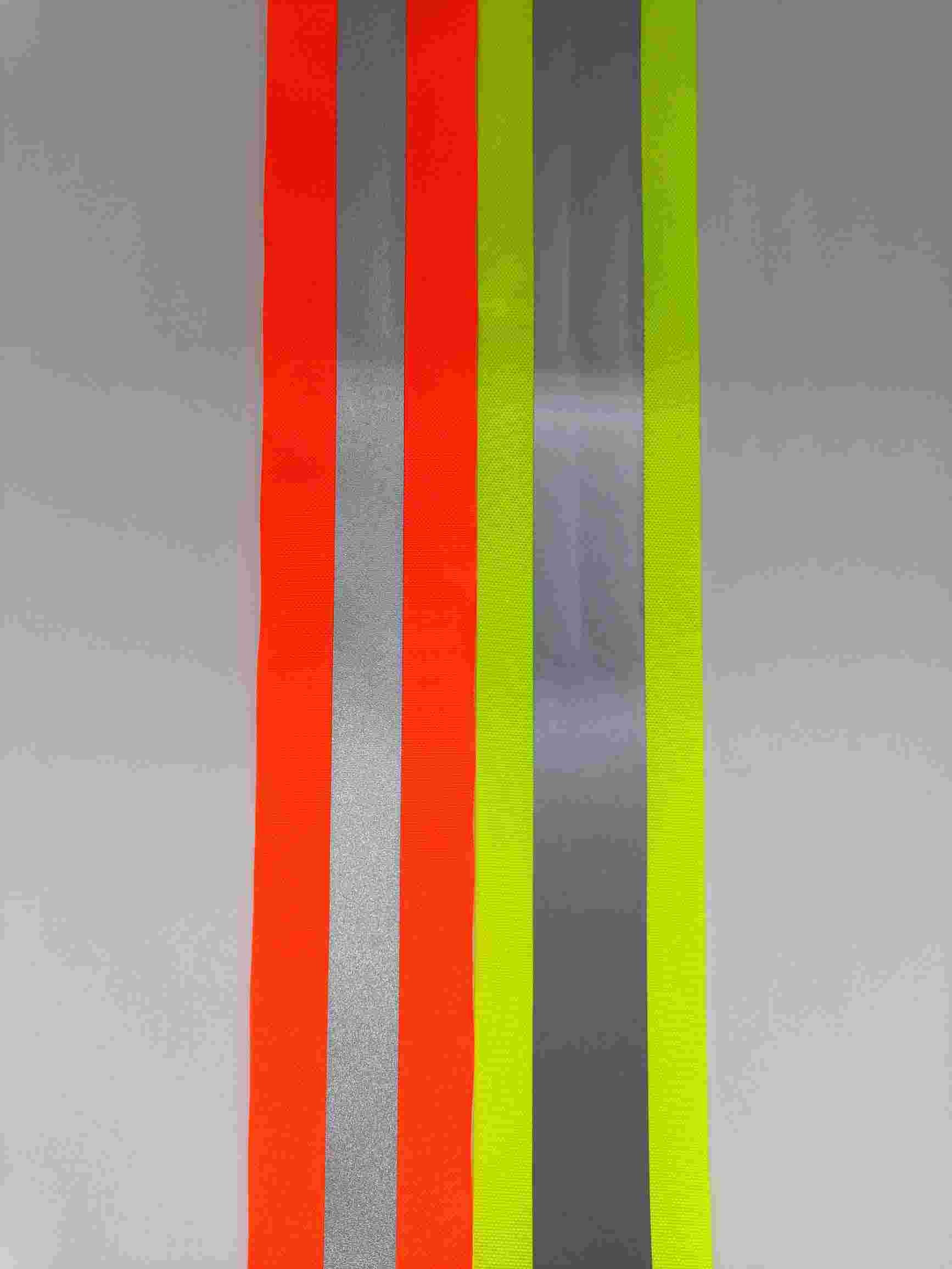 high visibility fluorescent color OXford tape for clothings safety wear
