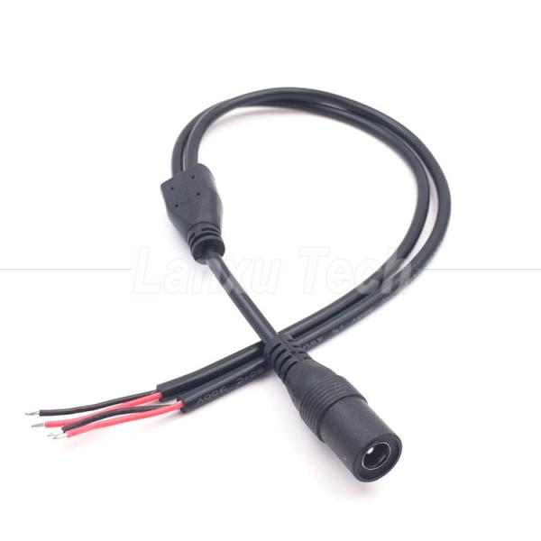 DC mâle femelle 5.5x2.1mm Jack Splitter câble d'extension de puissance pour la lumière LED Caméra de vidéosurveillance