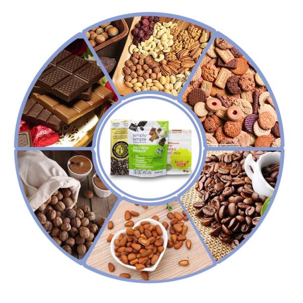 Aluminium Foil Laminated Mylar Stand Up Coffee Pouches