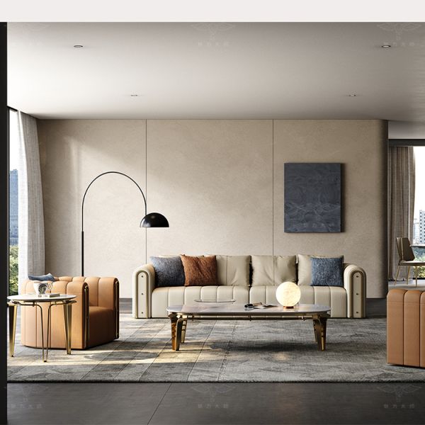 Living Room Furniture Living Room Sofa Bed Set Home Furniture Modern Leather Couches Sectional Sofa