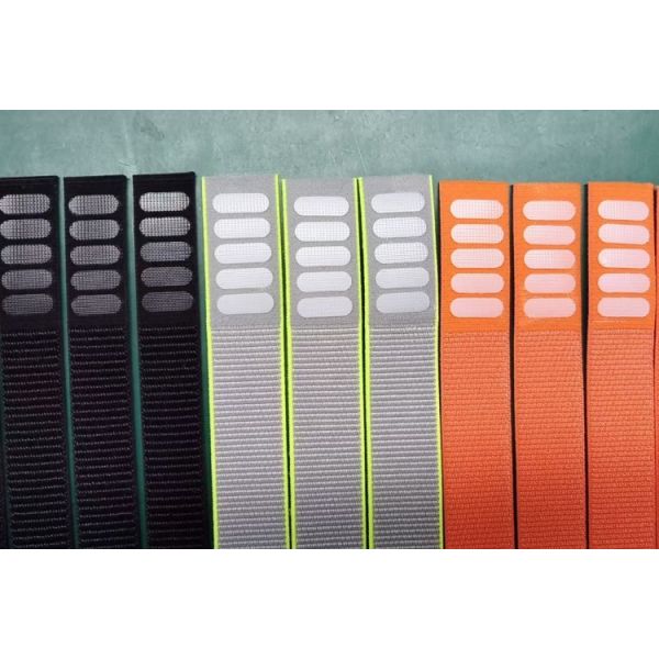 DANSKY Customized Color Single or Double Side Elastic Loop Bulk Hook and Loop Elastic Adjustable Strap for Sport