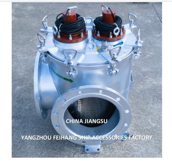 Marine Seawater Filters Model BLS300 CB/T497-2012 Galvanized body carbon steel With MGPS Marine Growth Prevention System