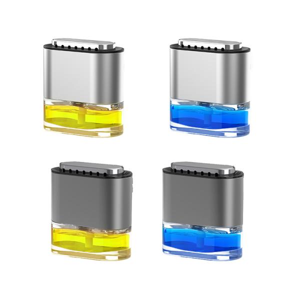 Install Gel Can Air Freshener In Car Vent Clip 5 Ml Glass Bottle For Pleasant Drive