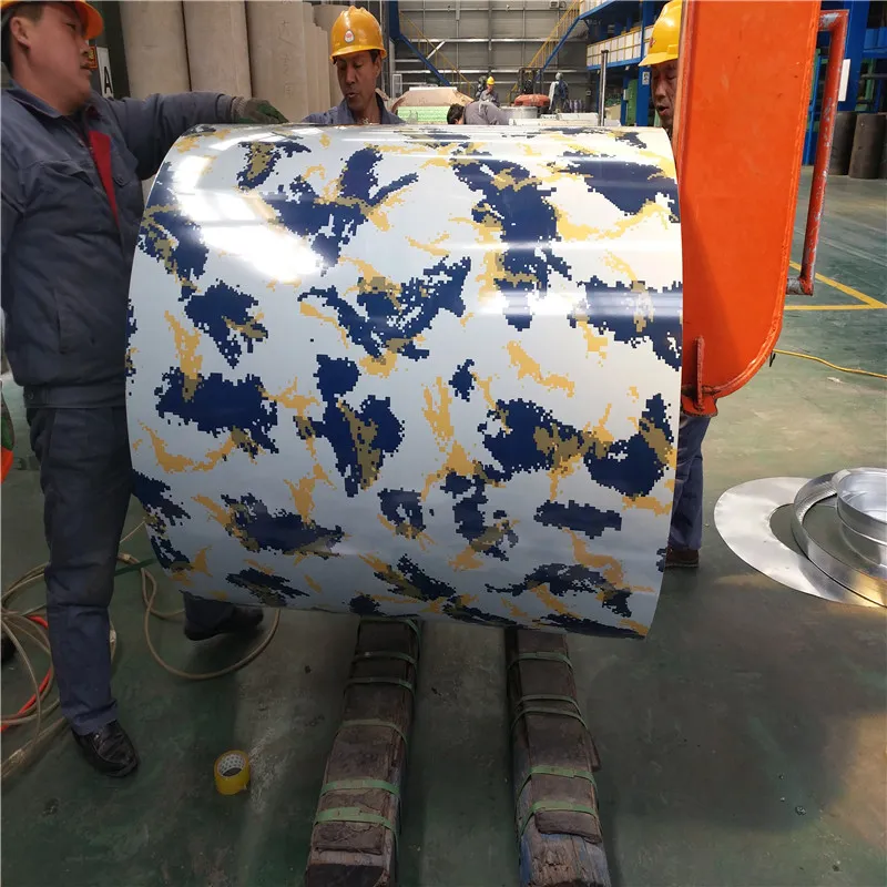 Camouflage Color Coated Iron Sheet Prepainted Steel PPGI Steel Roll